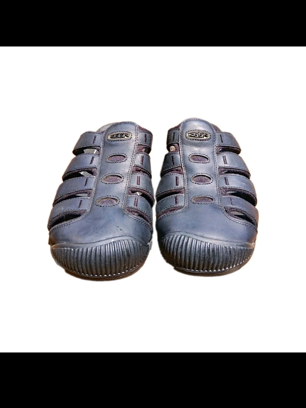 KEEN Men's Aruba Black Closed-Toe Slide Slip-On Sandals US 8.5 EU 41